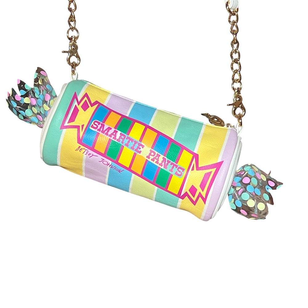 Betsey Johnson Smartie Pants Kitsch Crossbody Bag - Picture 3 of 13